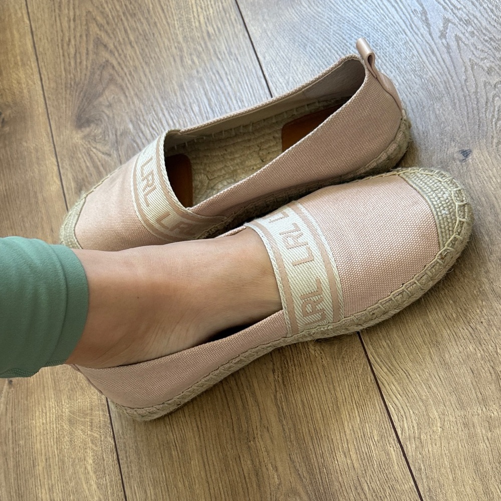 Ralph Lauren Pink Espadrille Flats